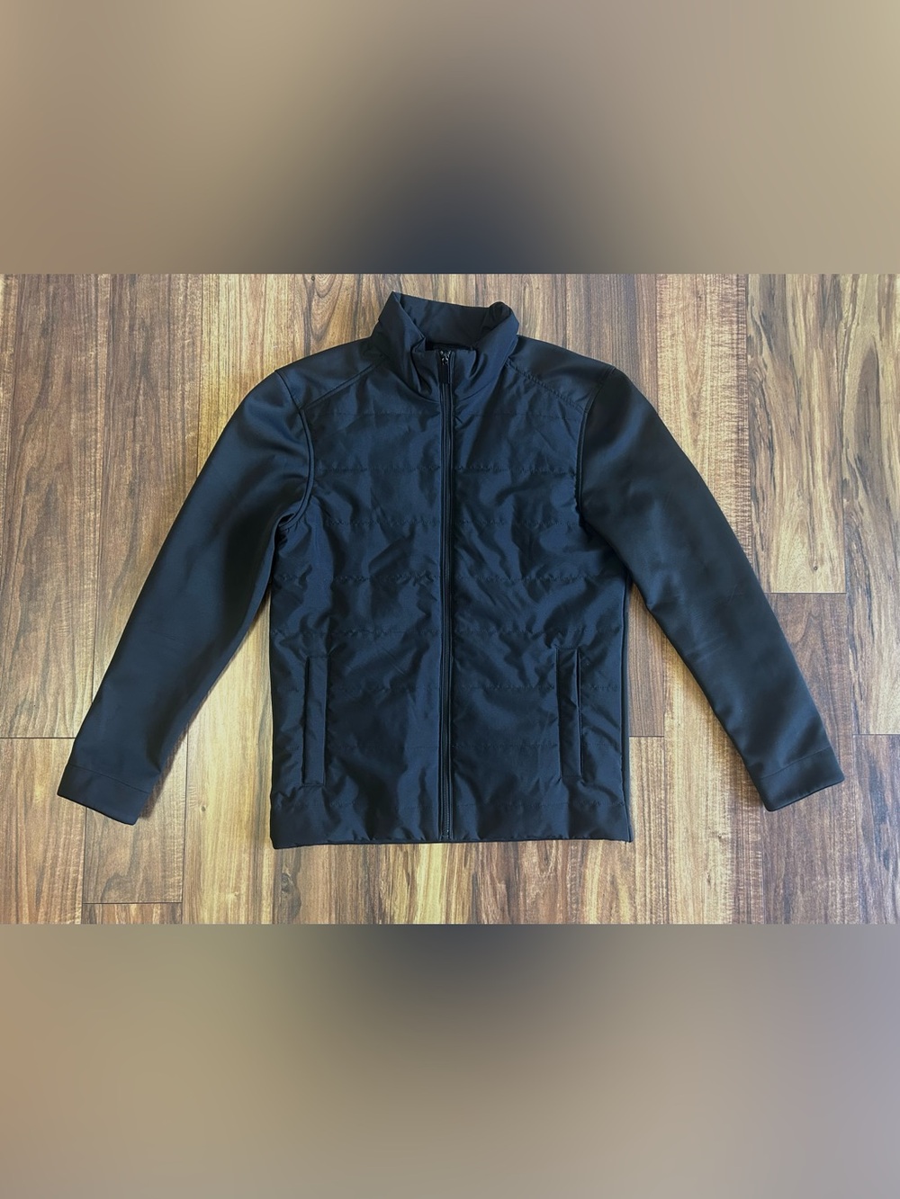 Hudson & Barrow Men’s Outerwear Collection Black Lightweight Jacket Small